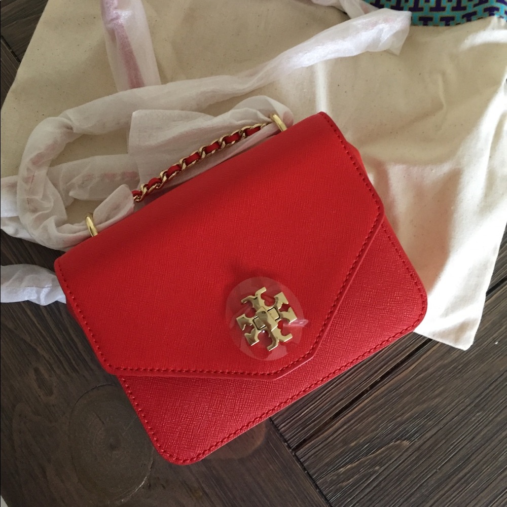 Tory Burch Small Red Crossbody Bag